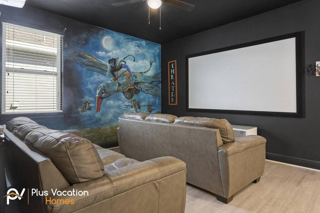 551-Luxury 8 Bedrooms Villa Pool& Spa-Movie Room Orlando Bagian luar foto