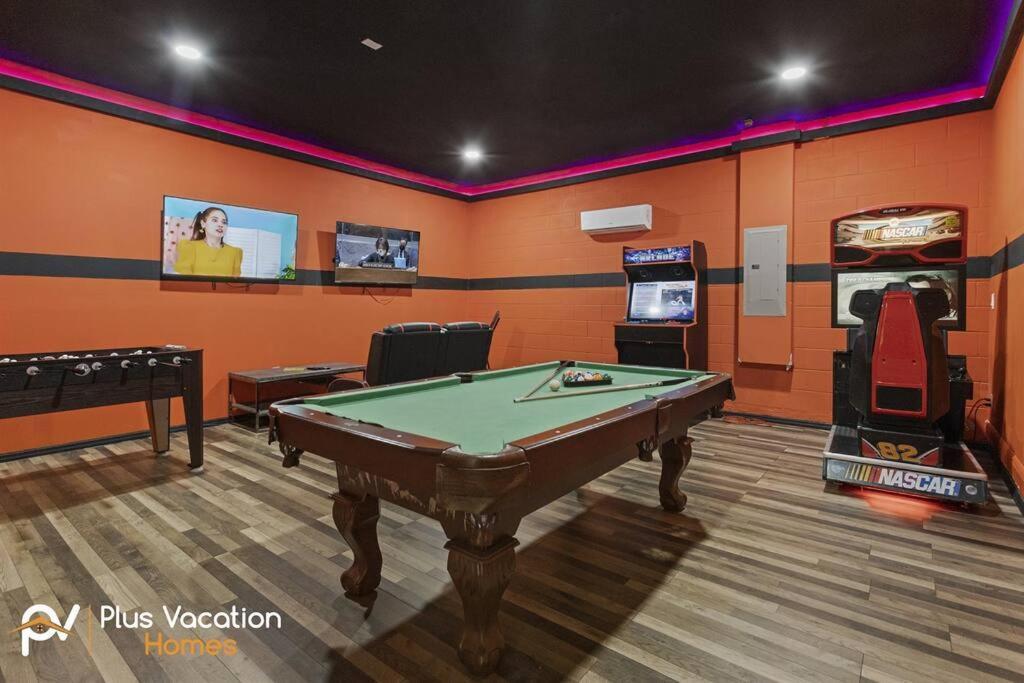 551-Luxury 8 Bedrooms Villa Pool& Spa-Movie Room Orlando Bagian luar foto