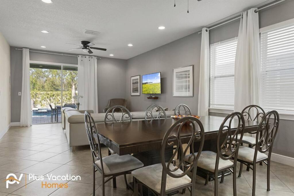 551-Luxury 8 Bedrooms Villa Pool& Spa-Movie Room Orlando Bagian luar foto