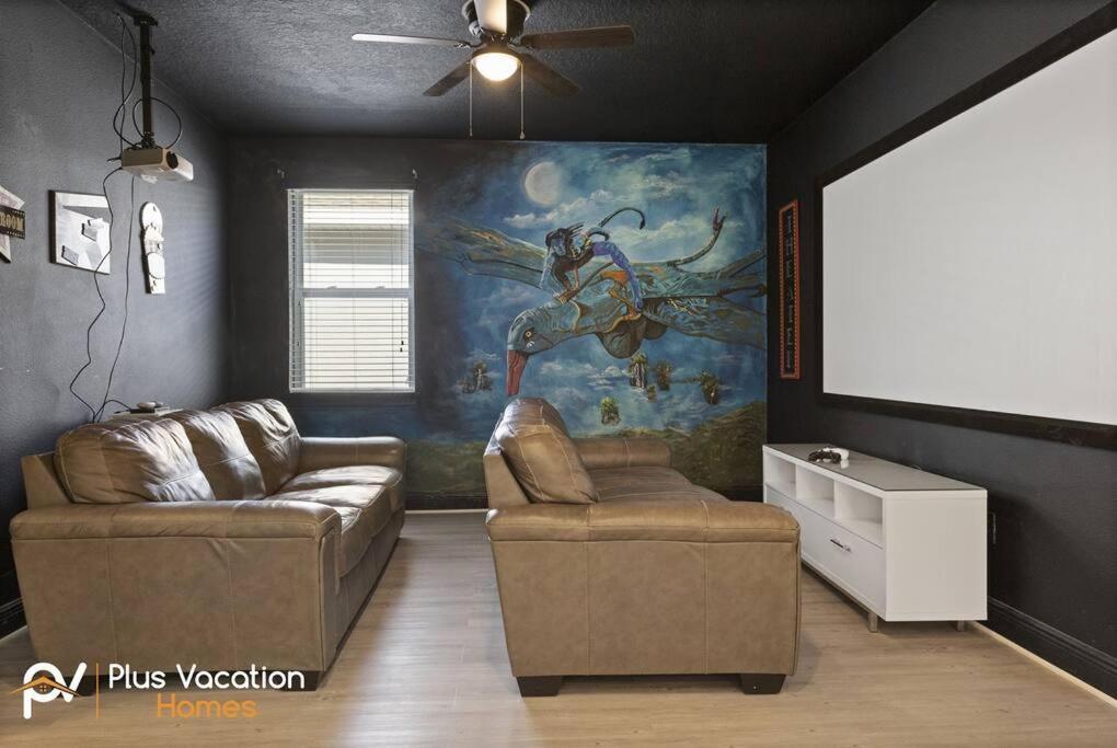 551-Luxury 8 Bedrooms Villa Pool& Spa-Movie Room Orlando Bagian luar foto